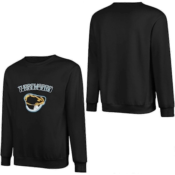 Turbonegro '30-årsjubileum' Langermet Crewneck 100% Bomull Pullover Unisex Sweatshirts Svart Høy kvalitet glatte linjer 3XL