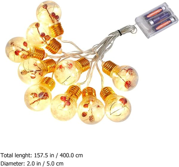 Jule-LED-lysstrenger 10 Lysstrenger Utekjole