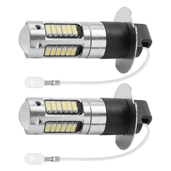 4 st H3 Super Bright LED Dimkörning DRL-lampor Kit 6000K Vit