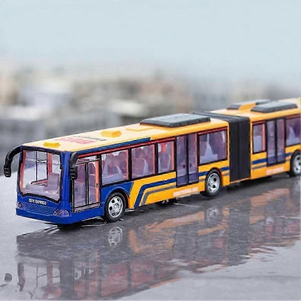 Fjernkontrollbuss med lyseffekter og dobbeltdekkerdesign for barn - Elektrisk lekebil for gutter og barn Red Double Decker