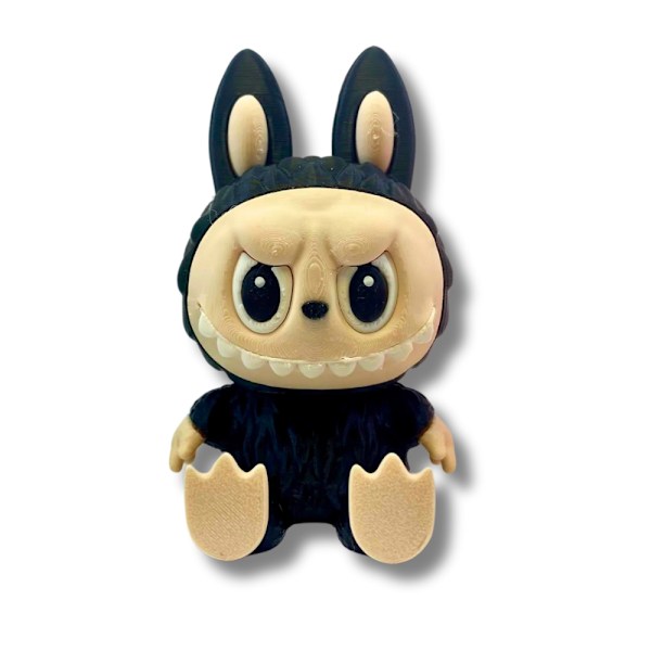 Labubu Pop Mart Monsters Spännande Bordsfigur Leksak Svart M Black m