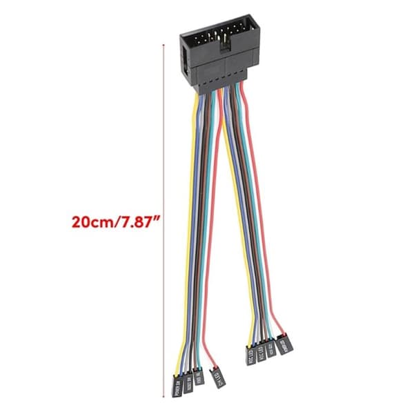 8-stifts panelomkopplarkabel, omkopplingsadapter, serverchassiadapterkabel för server