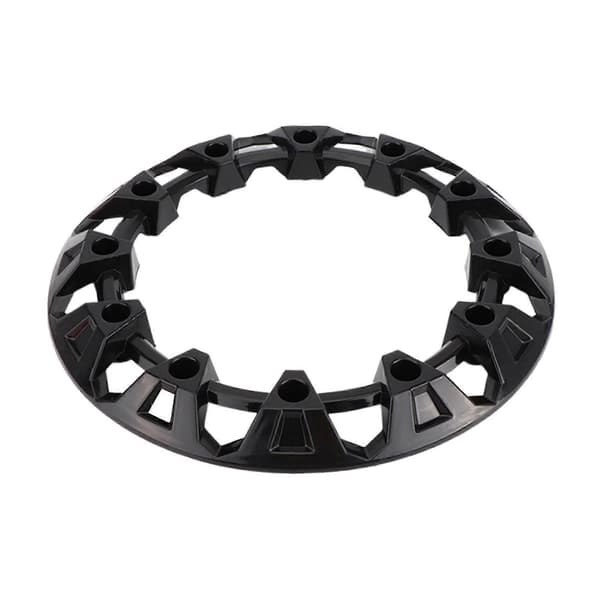 Generisk ATV Fælgbeskyttelse Dekor Modifikation Dele Multiformål Black 10 Inches