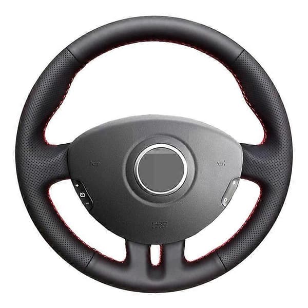 Sort Kunstlæder Bilrat Betræk Til Renault Clio 3 2008 2009 Clio dynamics 2008 clio mk 3 2010 Biltilbehør Red Thread