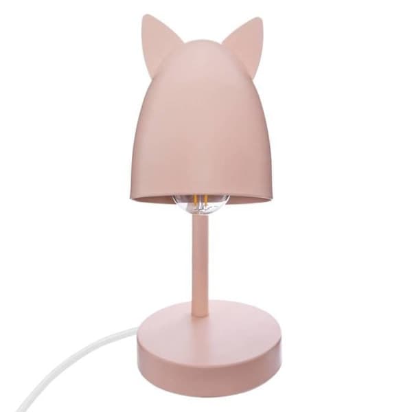 ®RisingFF Metall Ørelampe - E14 - 25 W - H. 31 cm - Rosa