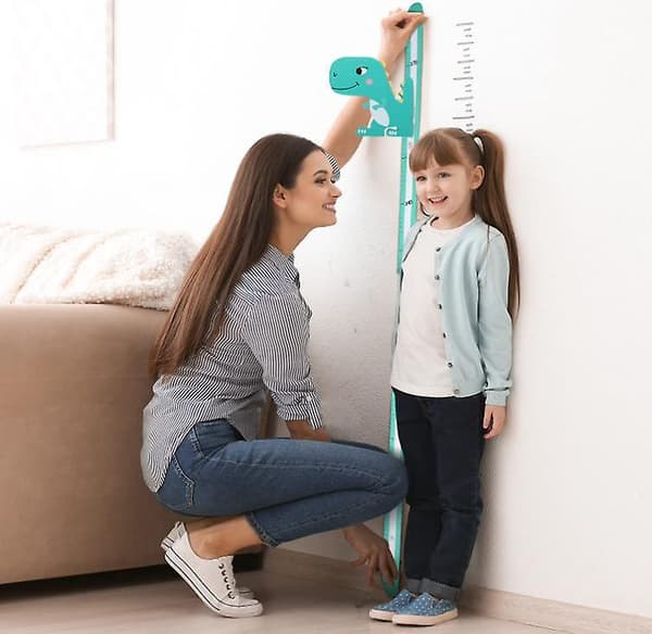 [LCS] 3D Kids Growth Magnetic Height Chart Removable Wall Decal dinosaur