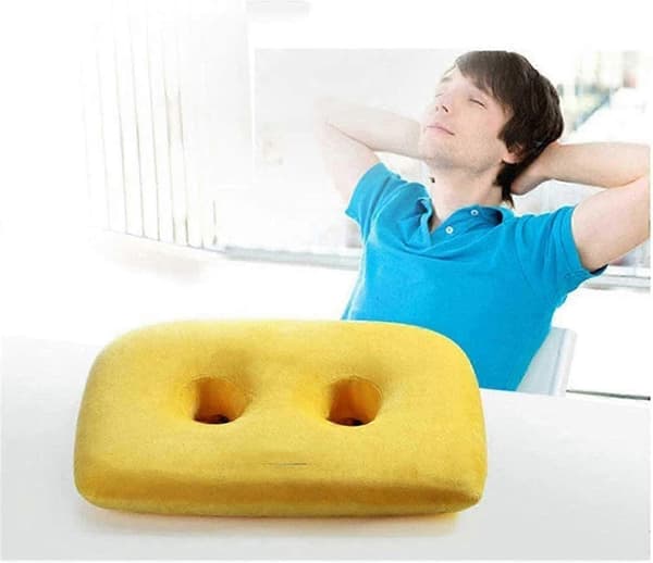 Trykkavlastende pute for sittebensknuter med memory foam