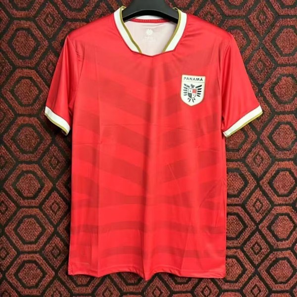 2024 Europamesterskab Frankrig trøje Italien landshold England Spanien Brasilien fodbolduniform Panama rød Panama red S