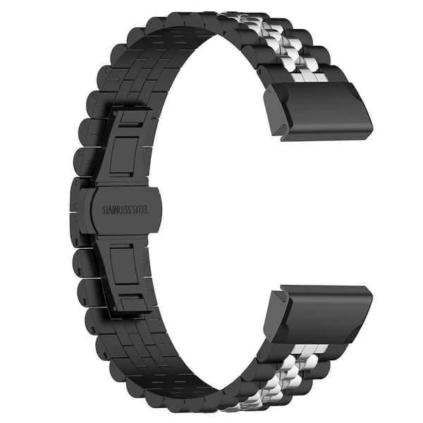 Til Garmin Fenix 7S Urremme Multicolor Black\/Silver