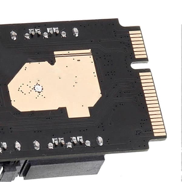 -Speed 3.0-adapter Effektiv datastyring: Mini PCIe til 4 porte 3.0-adapter Black