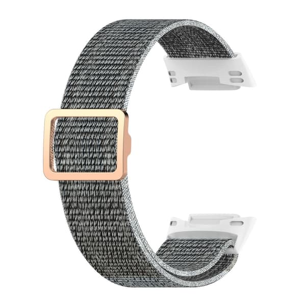 Fitbit Charge 6 / 5 ranneke, säädettävä nylon, harmaa 20