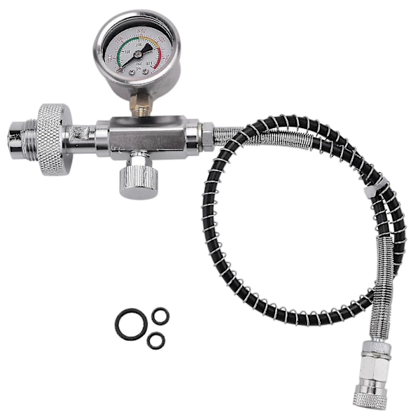 PCP fyllestasjon ladeadapter for dykkerflasker med G5/8\" DIN-adapter og 50cm slange