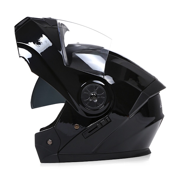 Arrival Motorsykkelhjelm for menn, profesjonell racing, flip-up, ABS-materiale, modulær, dobbel linse 1 XL（61-62）