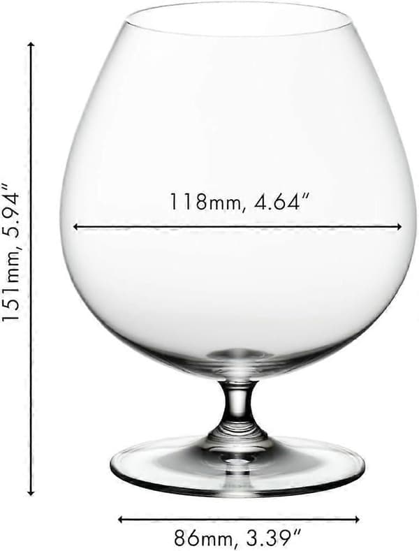 Vinum Cognac Glas Par Kök Köksutrustning och Serveringsartiklar Brandy