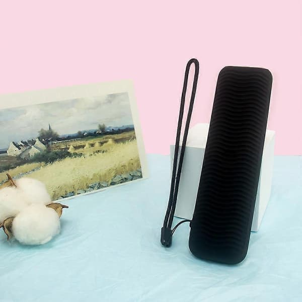 For ONN Android TV 4K UHD Streaming Device Y55 Anti-Fall Silikon Fjernkontroll Deksel Black