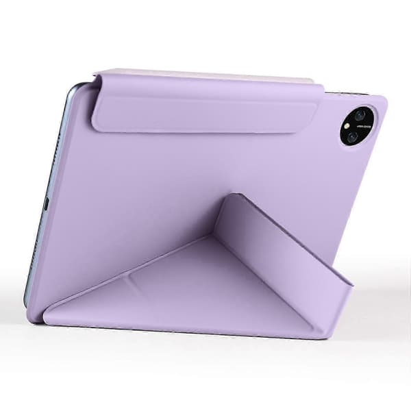 Honor MagicPad 2 12.3 Magnetiskt Äkta Läderfodral Taro Purple