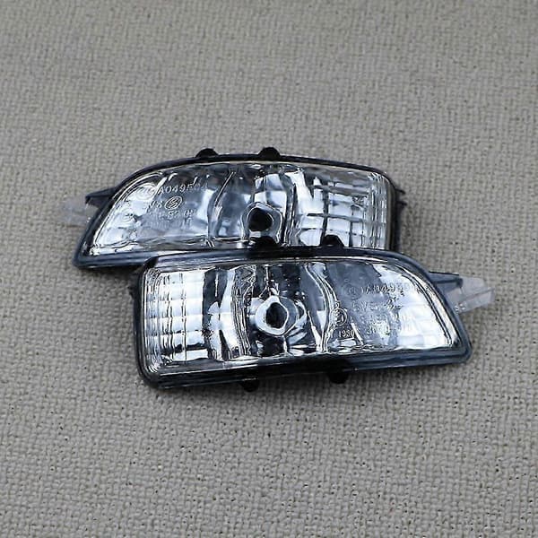 Lämplig för sidospegel blinkers indikator blinkljus lins 31111102 3111-jc White Shell