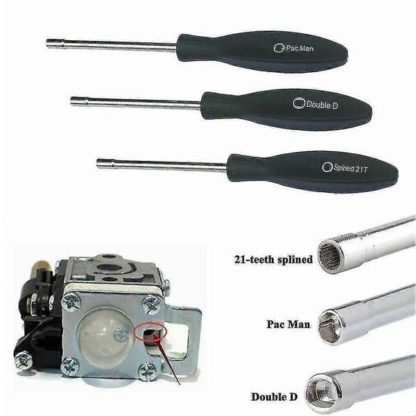 Carburetor Adjustment Tool Screwdriver for Echo Husqvarna Craftsman - 3-piece set