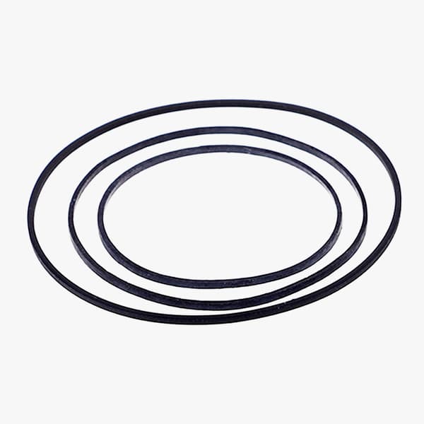 Flat Drive Belt Turntable Rubber Belt for LP Vinyl Turntable Phono 25pcs