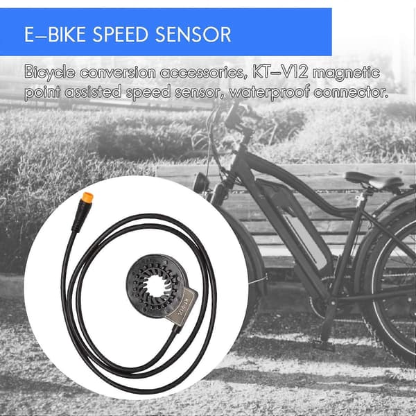 Elektriske sykler PAS-sensor E-sykkel vanntett konverteringssett Deler E-sykkel Pas System Assistent Sensor black