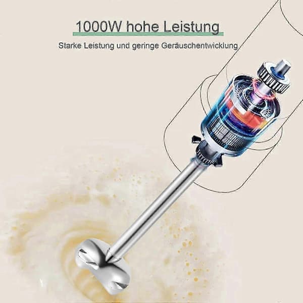 Immersion Blender 4-in-1 Chopper Kitchen Electric Handheld Immersion Blender_yux