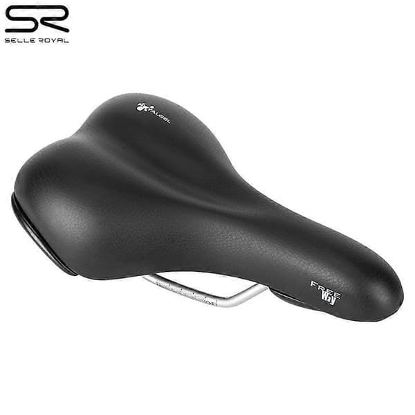 Unisex Voksen 602 Md Active 2.1 Cykelsadel Sort 16 cm Enkelt