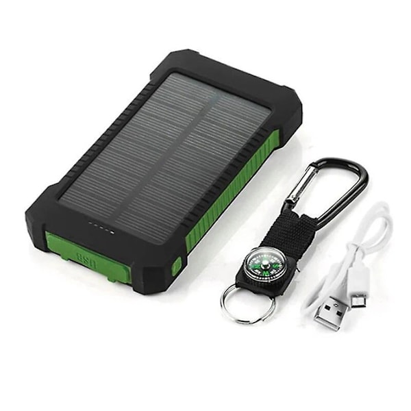 20000mAh Bärbar Solenergi för Utomhusbruk, Vildmarksfiske, Camping, Högkapacitets Backup-energi, Snabbladdning, Mobil Energi Verde