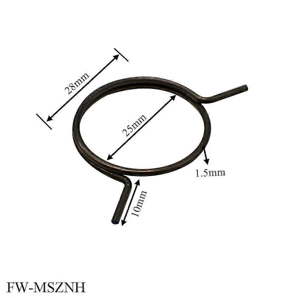 Door Handle Replacement Springs 5 PCS Black Durable FW-MSZNH