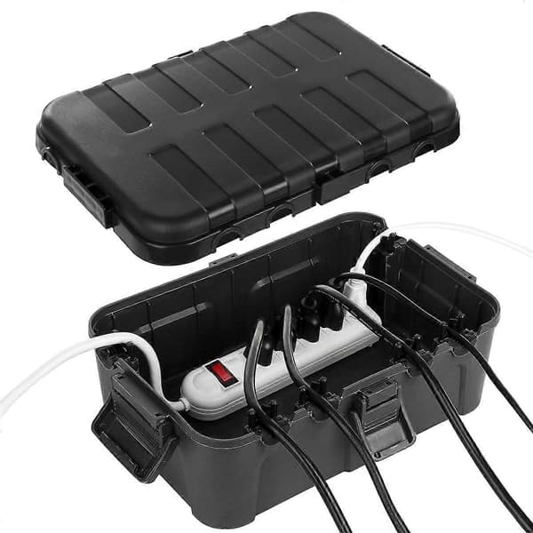 Waterproof Electrical Outdoor Box for Extension Cord, Weatherproof Protection for Outlet, Plug, Socket, P