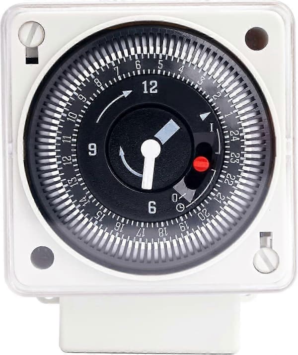 Mekanisk Timer 220-240V 50Hz 3500W Max Nedsænkningssegmenteret Timer 15min Interval