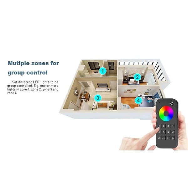 Universelle fjernkontroller RGB+CCT Smart Dimmer RT6