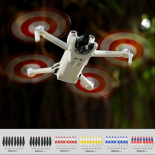 For Mini 3 Propeller Kompatibel med DJI Mini 3 Pro Drone Erstatning Lavstøy Hurtigutløsende Blader Tilbehør, A A