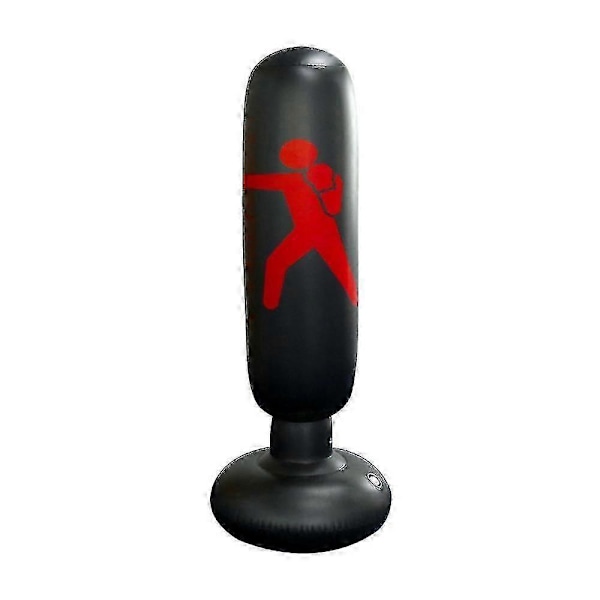 160 cm puhallettava nyrkkeilysäkki -ykc- Black 160cm