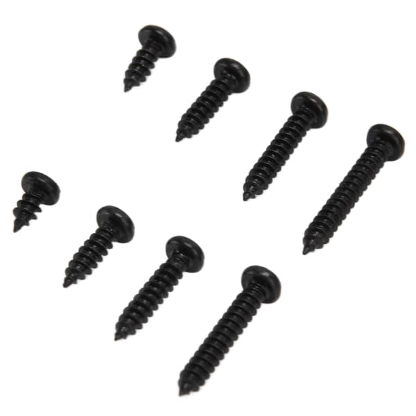 300 pcs Self-Tapping Screws Phillips Countersunk Head Assortment Kit Carbon Steel M3 Black