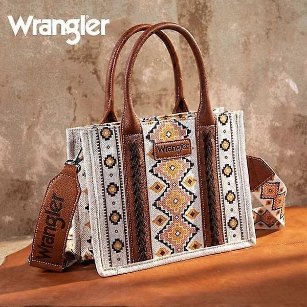 Wrangler Tote Bag Väskor i Western-stil för kvinnor. Modehandväska.