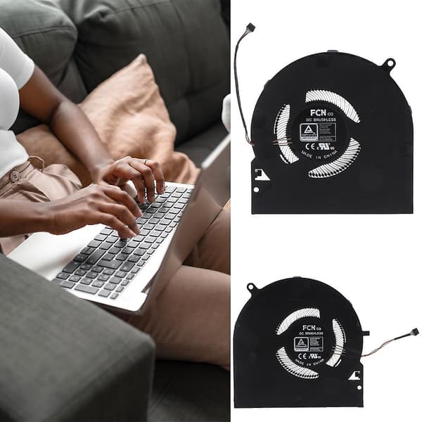 GPU Køleventilator Laptop Køler OEM til Razer Blade 15 RZ09-0301 Ventilator 5V Radiator CPU GPU