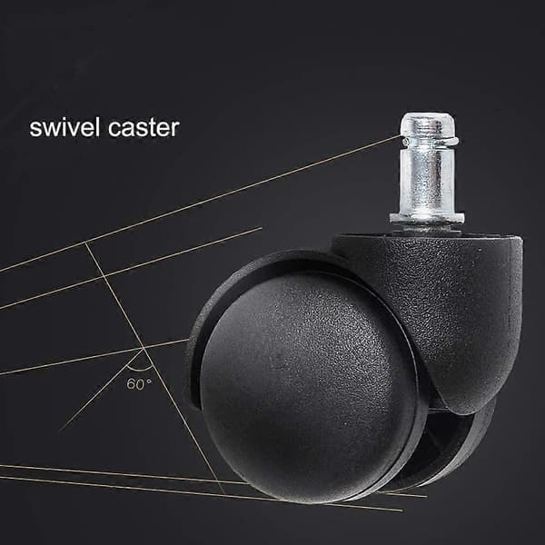 10 mm stamhjul gummhjul for utskifting av stol