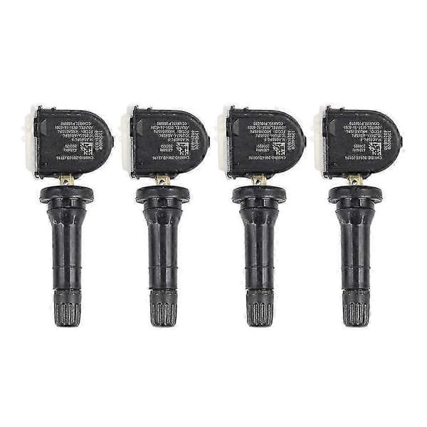 Opel TPMS Sensor 433MHz Dæktryksventil 13506028 4 stk. sæt BlackSilver