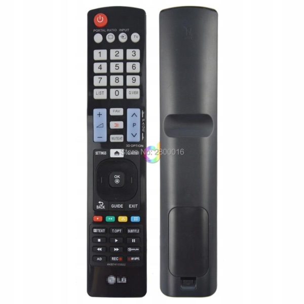 Ersättande Universal TV-fjärrkontroll för LG 37LC45-ZA 37LC46-ZC 37LC55 37LE2R
