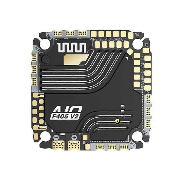 F405AIO V2 F405 AIO 40A 8Bit 3-6S CNC-kabinet APP Trådløs parameterjustering 25.5x25.5mm til RC FPV Drone