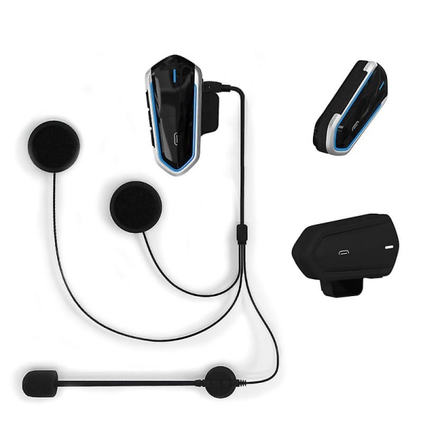 Bluetooth Headset Professionell Motorcykel Bluetooth Headset InEar Running Earbuds IPX4 Vattentät Black