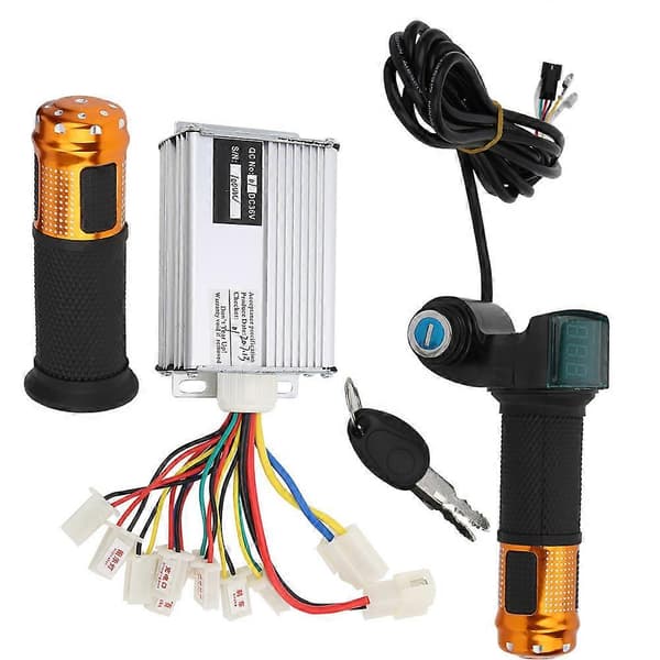 Universal 36V 1000W Gasshåndtak med Display og Kontroller Kit