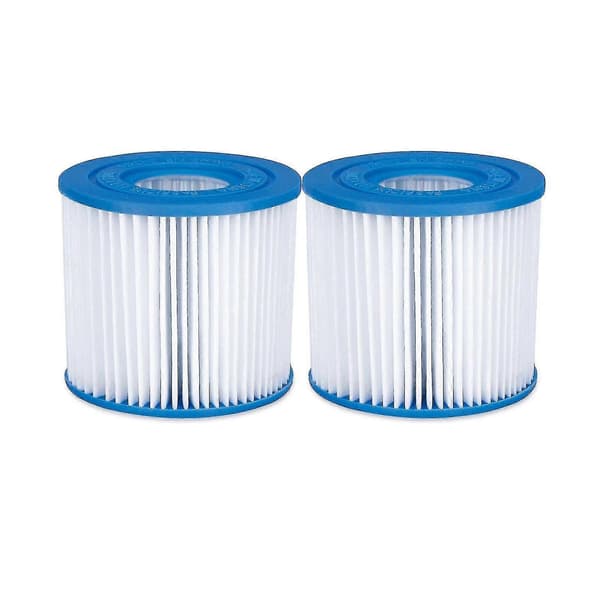 Summer Waves Type D Pool Filter Patron Kraftigt Papir 2-pak Udskiftning