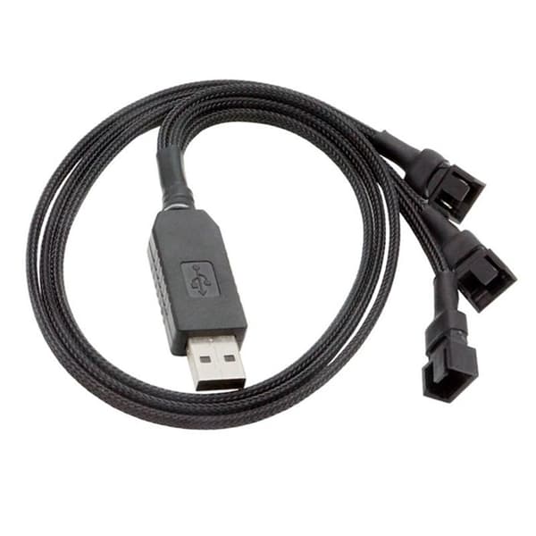 12V USB-tuulettimen virtasovittimen kaapeli 1-3 tuulettimen virtasovittimen kaapelia
