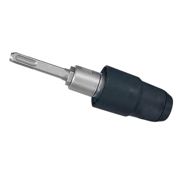 8 1/4 tommers adapter i legert stål for SDS Plus og SDS Max borhammere i svart finish, SDS Plus til SDS Max adapter.