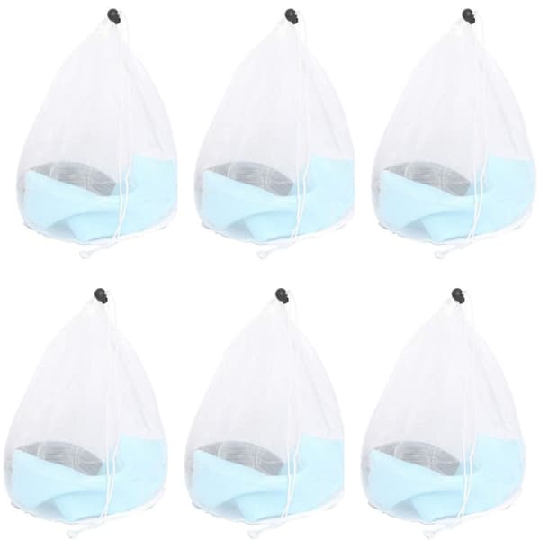 Tvättsäckar för tvättmaskin, 6-pack tvättsäckar