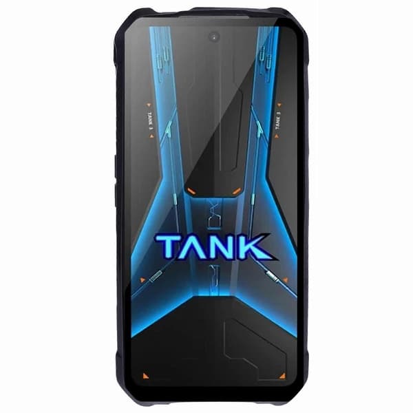 For Unihertz Tank 3 Pro Case Soft TPU Drop Protection Phone Case (Black)