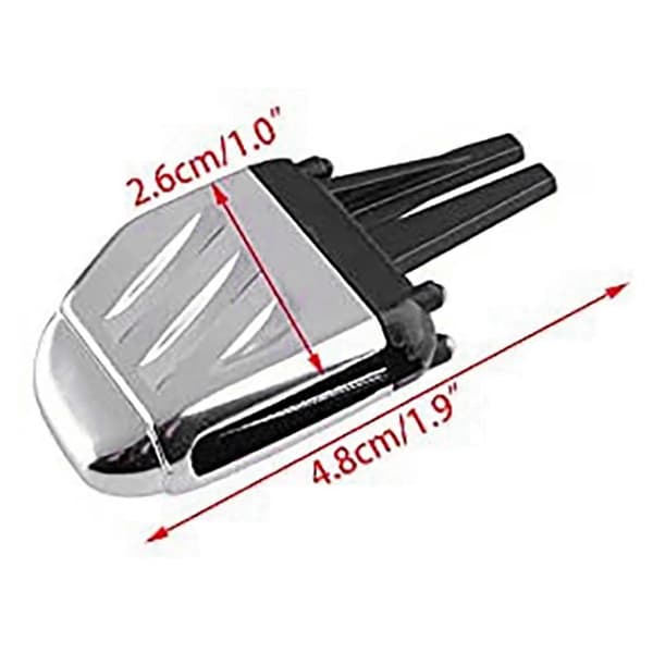 2 STK Front AC Luftventil Utløpsklaff Klips Reparasjonssett for Land Rover Freelander 2 Biltilbehør Silver&black