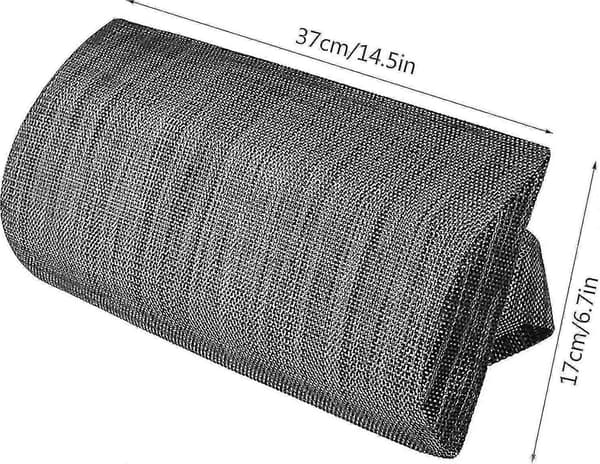Justerbart nackstödskudde för uteplats, strand, solstol och vilstolar 2pcs Gray