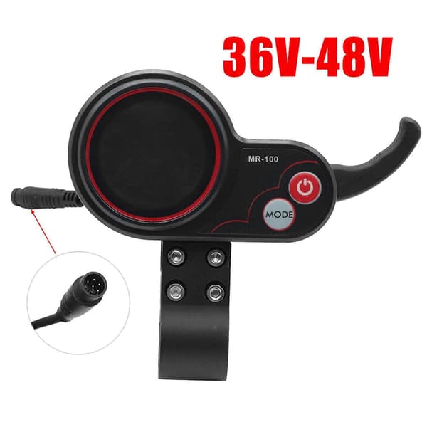 2X 36V 500W Controller MR-100 LCD Display Måler Dashboard Kit til KUGOO M4 Elektrisk Scooter Tilbehør Silver&black